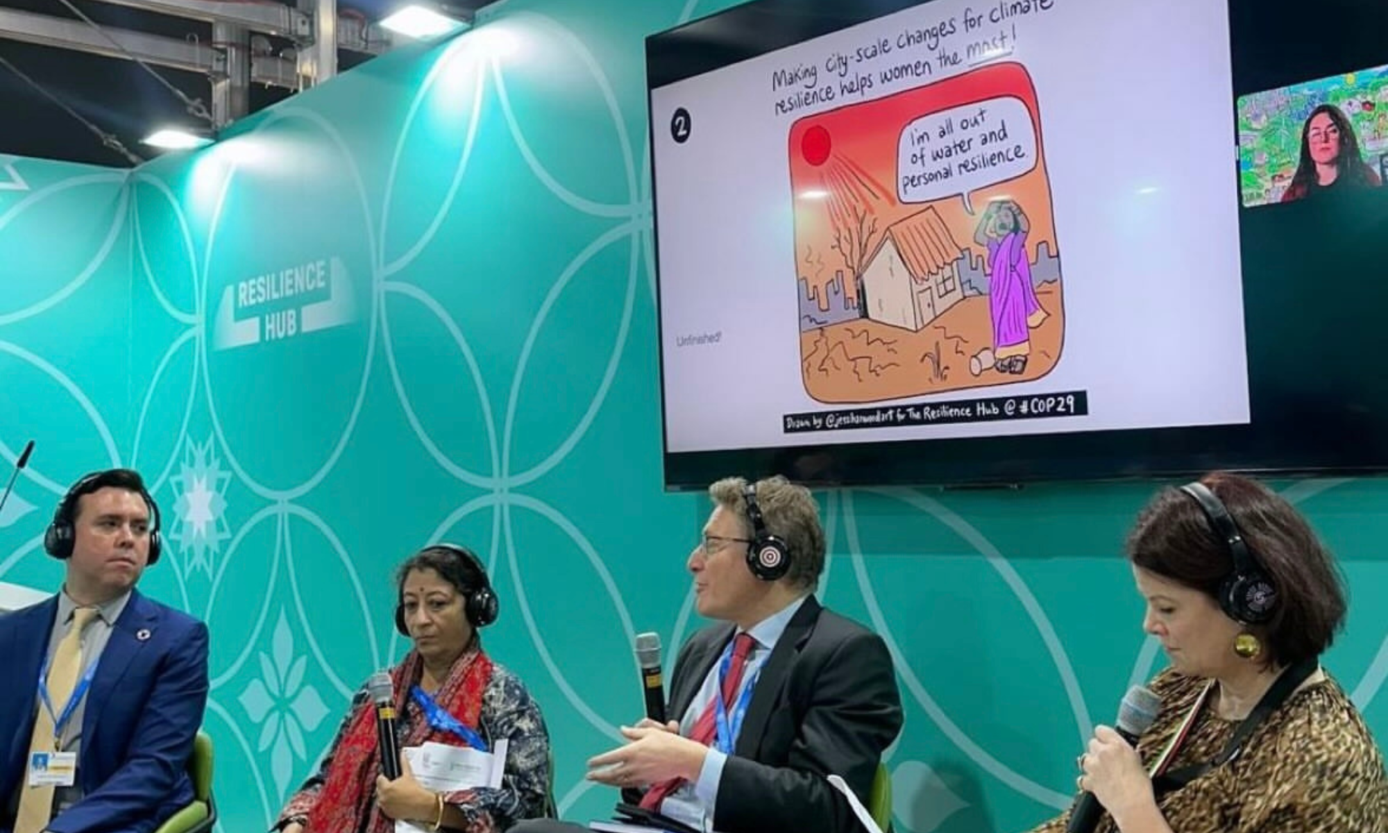 Live Illustration at COP29 and COP28